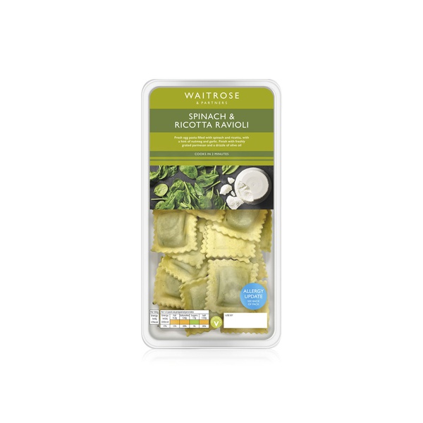 Waitrose Spinach and Ricotta Ravioli 310g