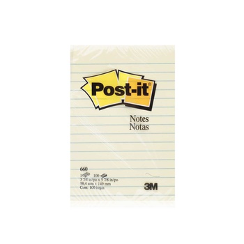 Post-It Ruled Notes x 100