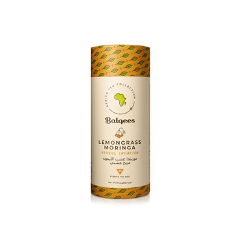 Balqees Lemongrass Moringa Herbal Infusion Tea 20 Pyramid Bags 50g
