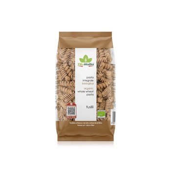 Bioitalia Organic Whole Wheat Fusilli Pasta 500g
