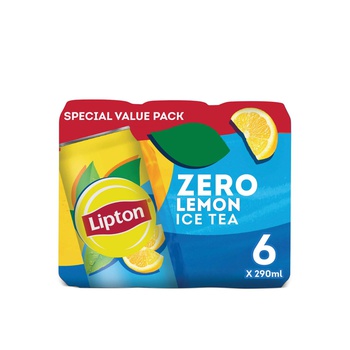 Lipton Ice Tea Lemon Zero 290ml x 6