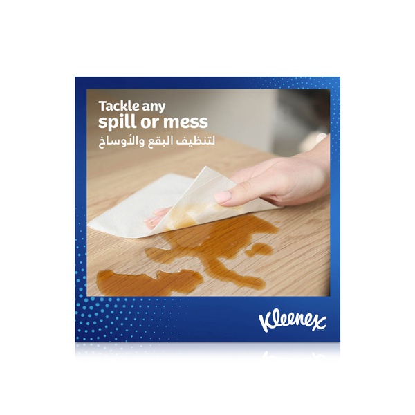 Kleenex Multi Purpose Kitchen Tissue Paper Towel 90 Sheets x 2 Ply x 4 Rolls