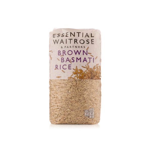 اشتري Waitrose Essential Brown Basmati Rice 1kg في الامارات