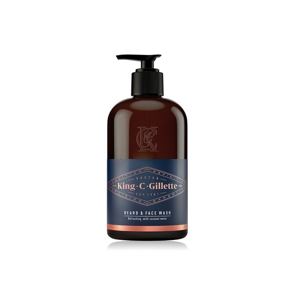 Buy King C. Gillette beard & face wash 350ml in UAE