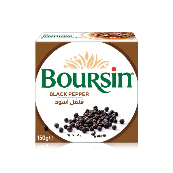 Boursin Soft Cheese Black Pepper 150g