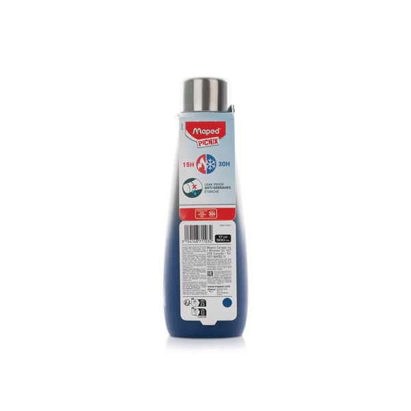 Maped Picnik Stainless Steel Water Bottle Blue 500ml
