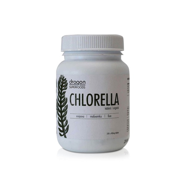Dragon Superfoods Organic Chlorella x200 Tablets 80g