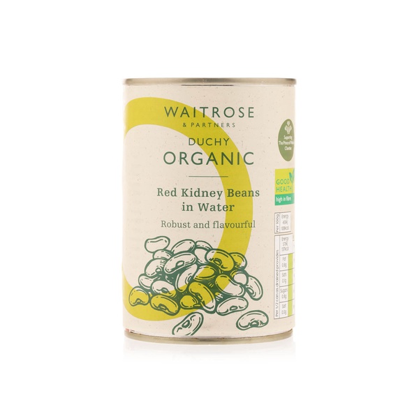 Waitrose Duchy Organic Red Kidney Beans in Water 400g