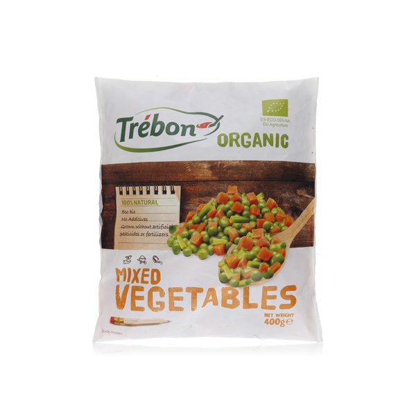 Buy Trebon organic mixed vegetables 400g in UAE