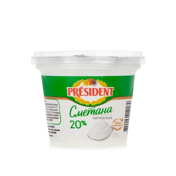 President 20% Fat Sour Cream 200g