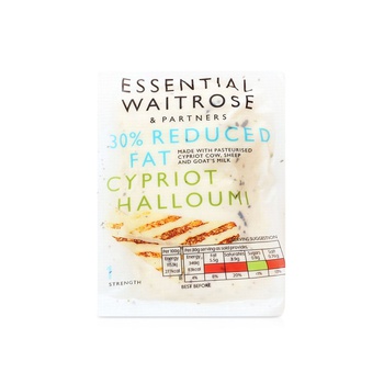 Waitrose Essential Cypriot Halloumi Cheese 30% Reduced Fat 250g