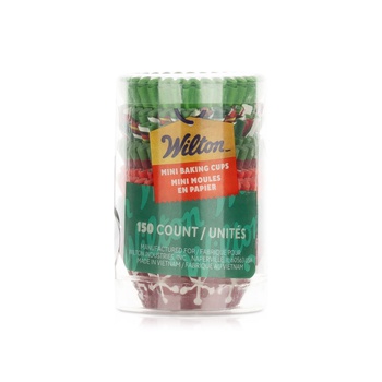 Wilton Holiday Mini Baking Cup Tube x 150