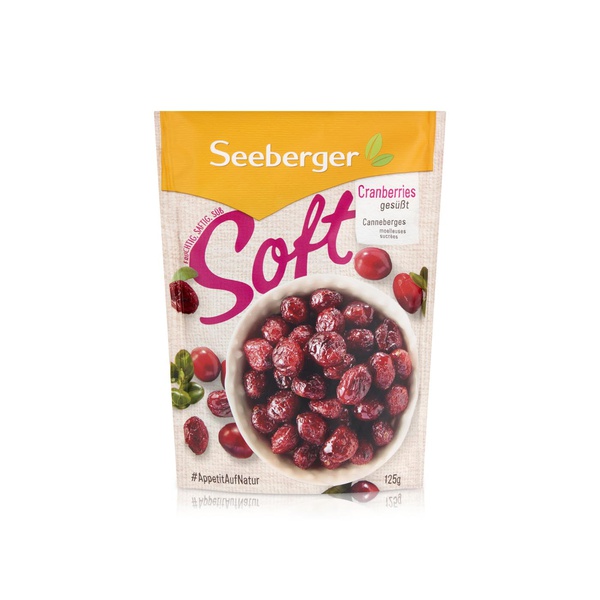 Seeberger Soft Dried Cranberries 125g