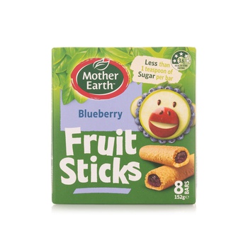 Mother Earth Blueberry Fruit Sticks 8 Pack 152g