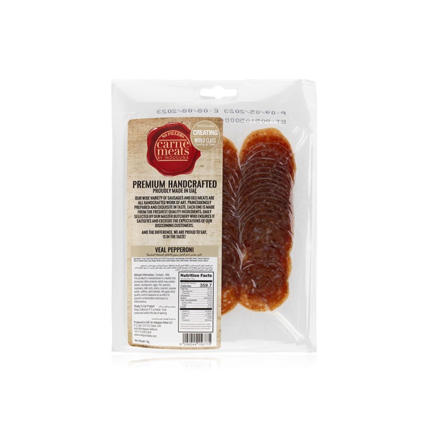 Carne Meats Sliced Veal Pepperoni 70g