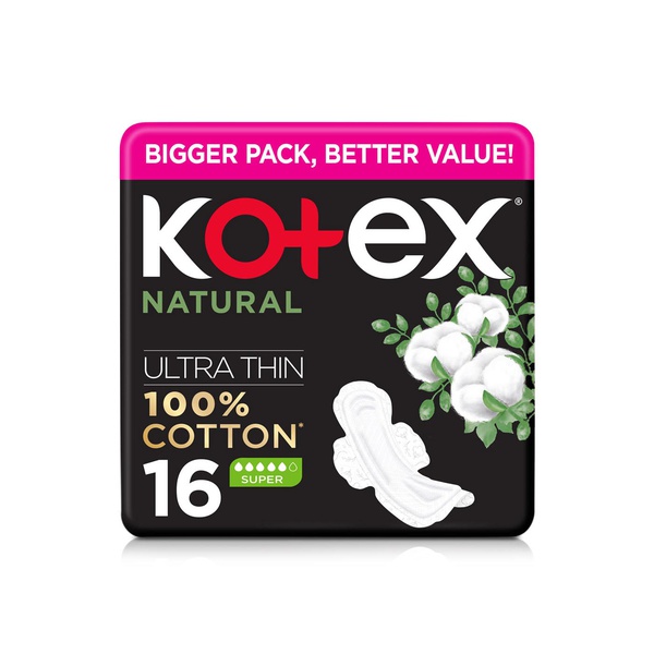 Kotex Natural Ultra Thin Super x 16