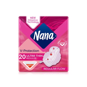 Nana Ula Thin Sanitary Pads Normal Wings 20 Pack