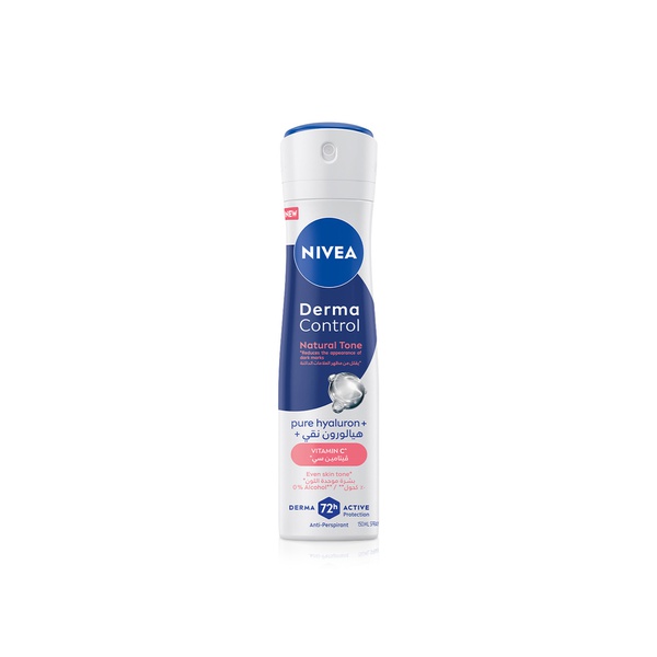 Nivea Derma Control Natural Tone Anti-Perspirant Spray 150ml
