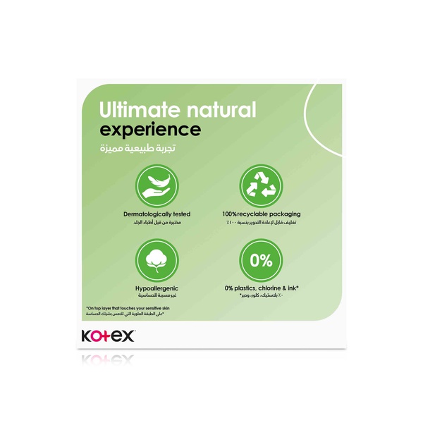 Kotex Natural Panty Liners Normal 30s