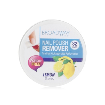 Broadway Nail Poilsh Remover Lemon x 32