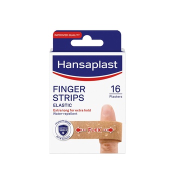 Hansaplast Water-Repellent Flexible Fingerstrip Plasters x16