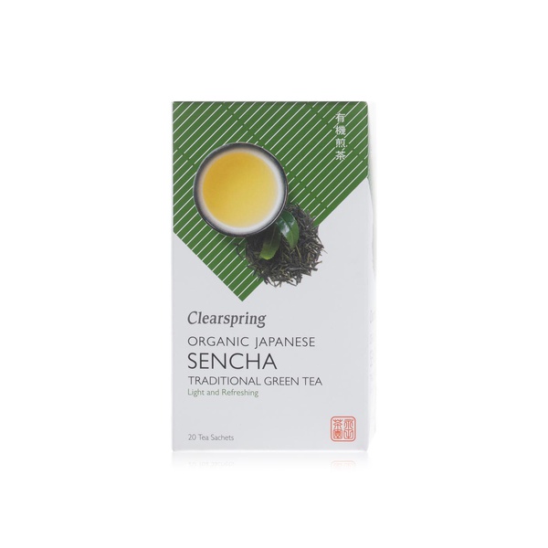 Clearspring Organic Japanese Sencha Green Tea Sachets x 20