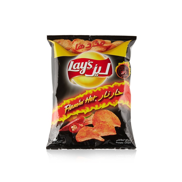 Buy Lays flamin hot potato chips 80g in UAE
