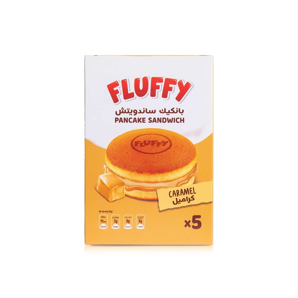 Buy Fluffy pancake sandwich caramel 30g in UAE