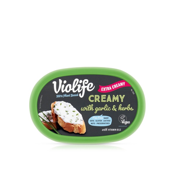 Violife Creamy Garlic And Herbs Vegan Spread 150g
