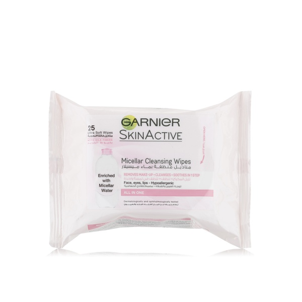 Garnier Skinactive Micellar Cleansing Wipes for Daily Make-Up x 25