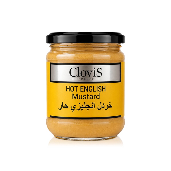 Clovis Hot English Mustard 200g
