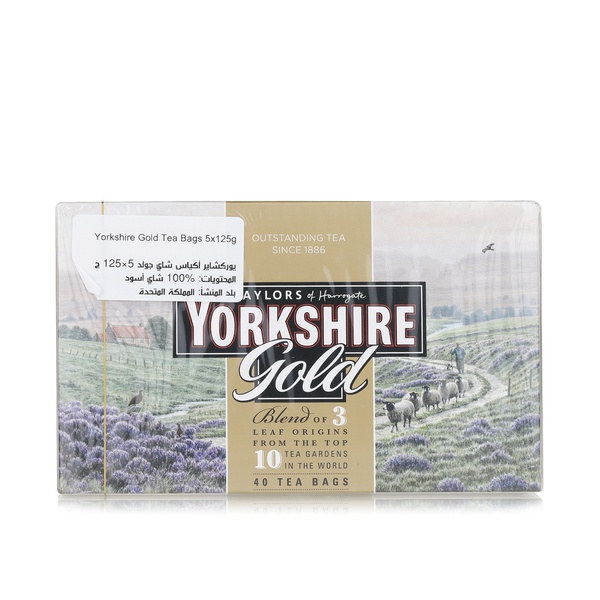 Buy Taylors of Harrogate Yorkshire gold tea bag 40s 125g in UAE