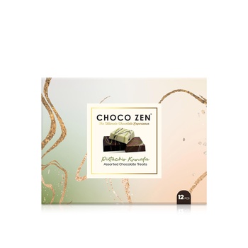 Choco Zen Pistachio Kunafa Chocolate Assorted Treats x12 216g
