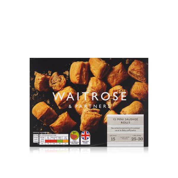 Waitrose Frozen Cocktail Sausage Rolls X 15 285G