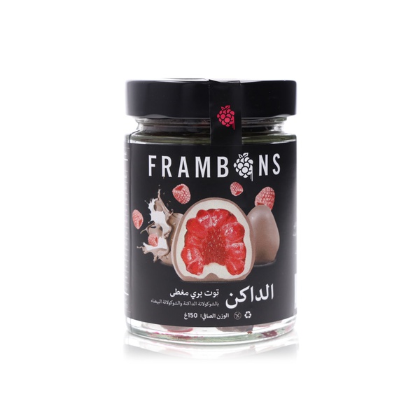 Frambons Dark Chocolate Raspberries 150g