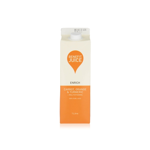 Benefit juice enrich carrot, orange & turmeric with multivitamins 1l