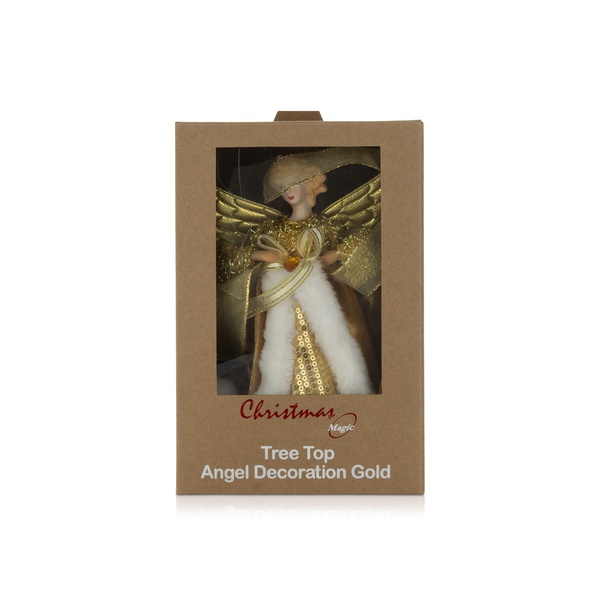 Party Magic Christmas Magic Decor Tree Top Angel Gold 23cm