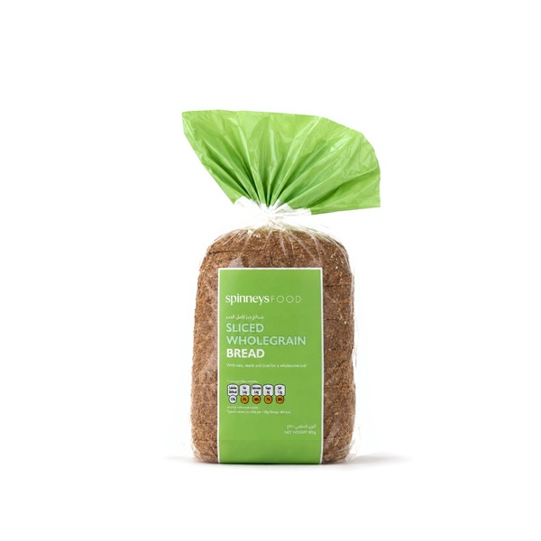 Spinneysfood Sliced Whole Grain Bread 400g