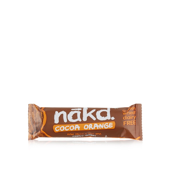 Buy Nakd guilt free cocoa orange bar 35g in UAE