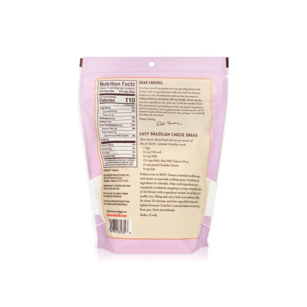 Bob's Red Mill Tapioca Flour 454g