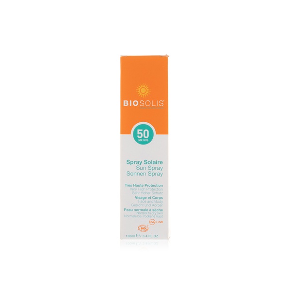 Biosolis sun spray spf50 100ml price in UAE | Spinneys UAE ...