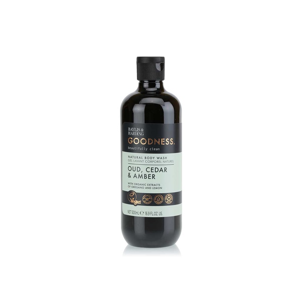 Baylis & Harding Goodness Body Wash Oud Cedar & Amber 500ml