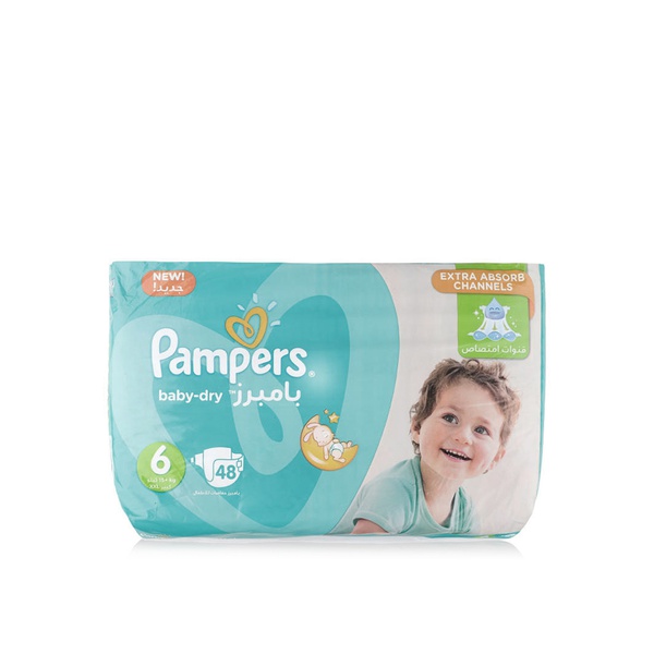 Pampers Active Baby-Dry Nappies Size 6 x 48