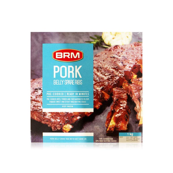 BRM Frozen Cooked Pork Spareribs 1Kg
