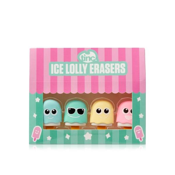 Tinc Ice Lolly Erasers x 4