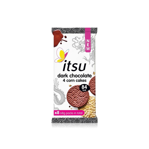 Itsu Dark Chocolate Corn Cakes 68g