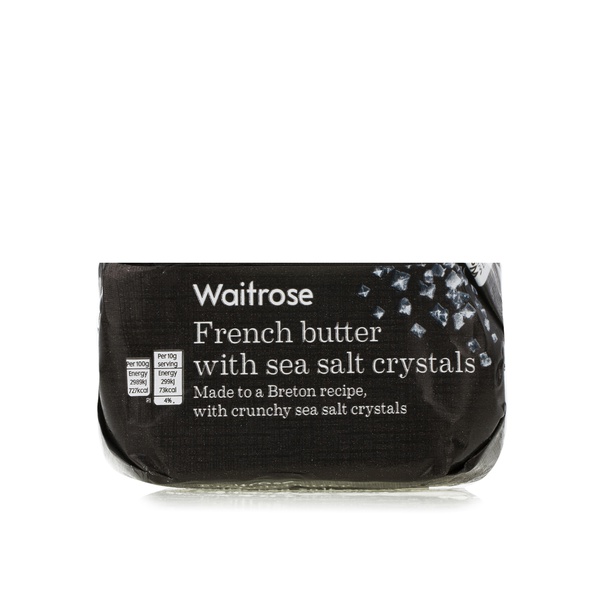 Waitrose French Butter with Sea Salt 250g