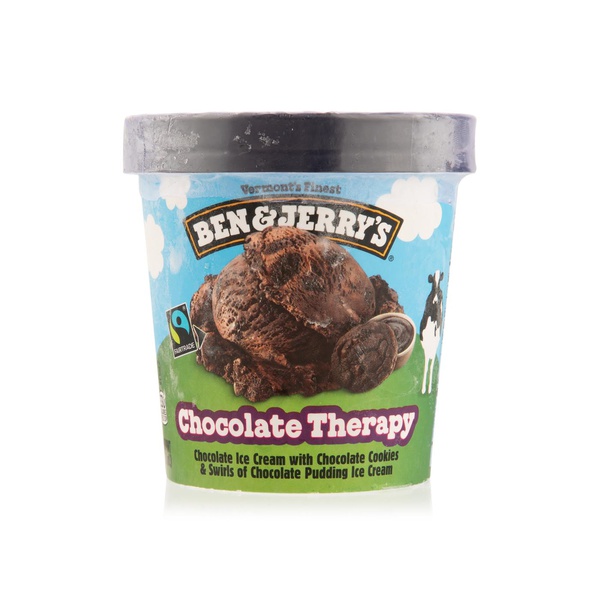 اشتري Ben and Jerrys chocolate therapy ice cream 473ml في الامارات