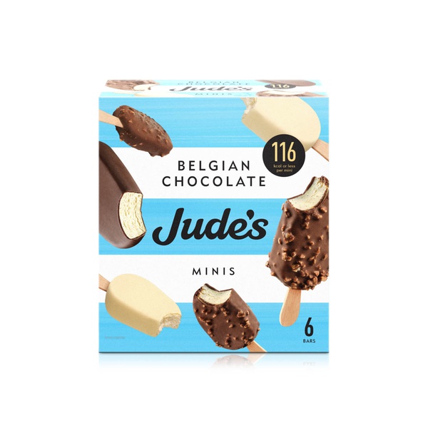 Jude's Belgian Chocolate Classic Minis 6 X 50Ml