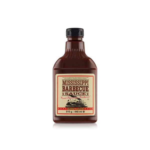 Buy Mississippi sweet n spicy barbecue sauce 510g in UAE